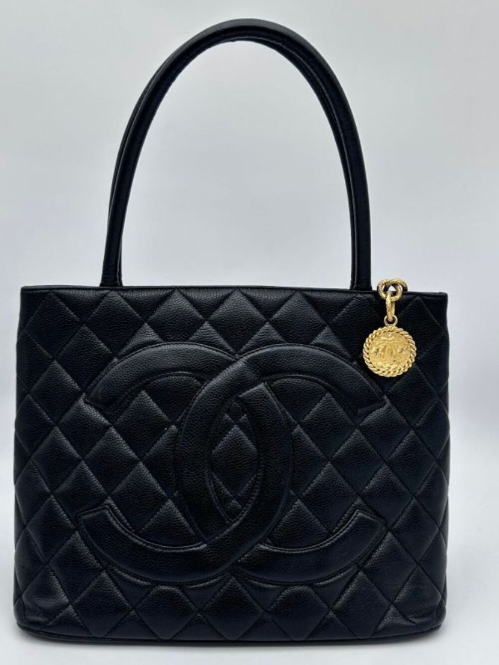 Chanel Medallion Tote Bag Gold